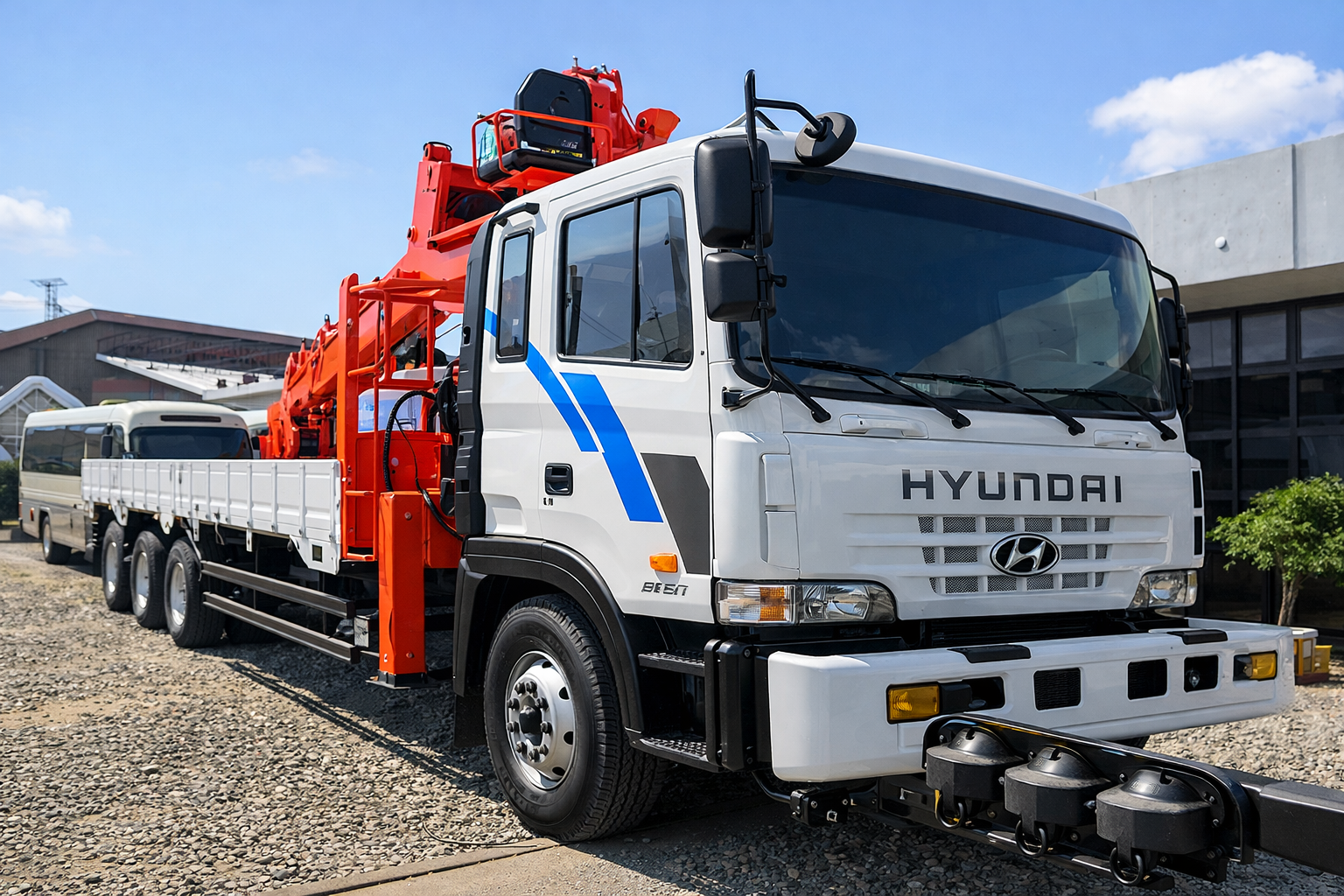 Hyundai Boom Truck Crane